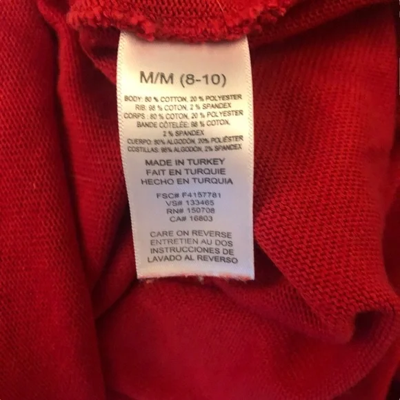 Red Sweater Shirt Christmas Sweater Holiday Dinner Event - Picture 5 of 5